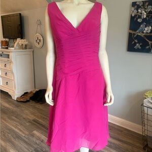 JJs House Elegant Fuschia Sleeveless Dress sz14